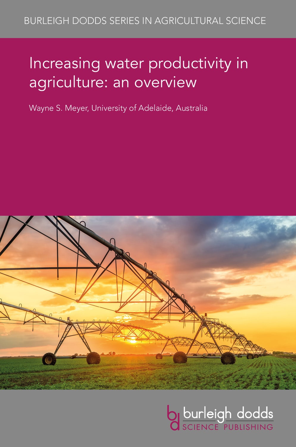 Book cover image for Increasing water productivity in agriculture: an overview ISBN: 9781838796426